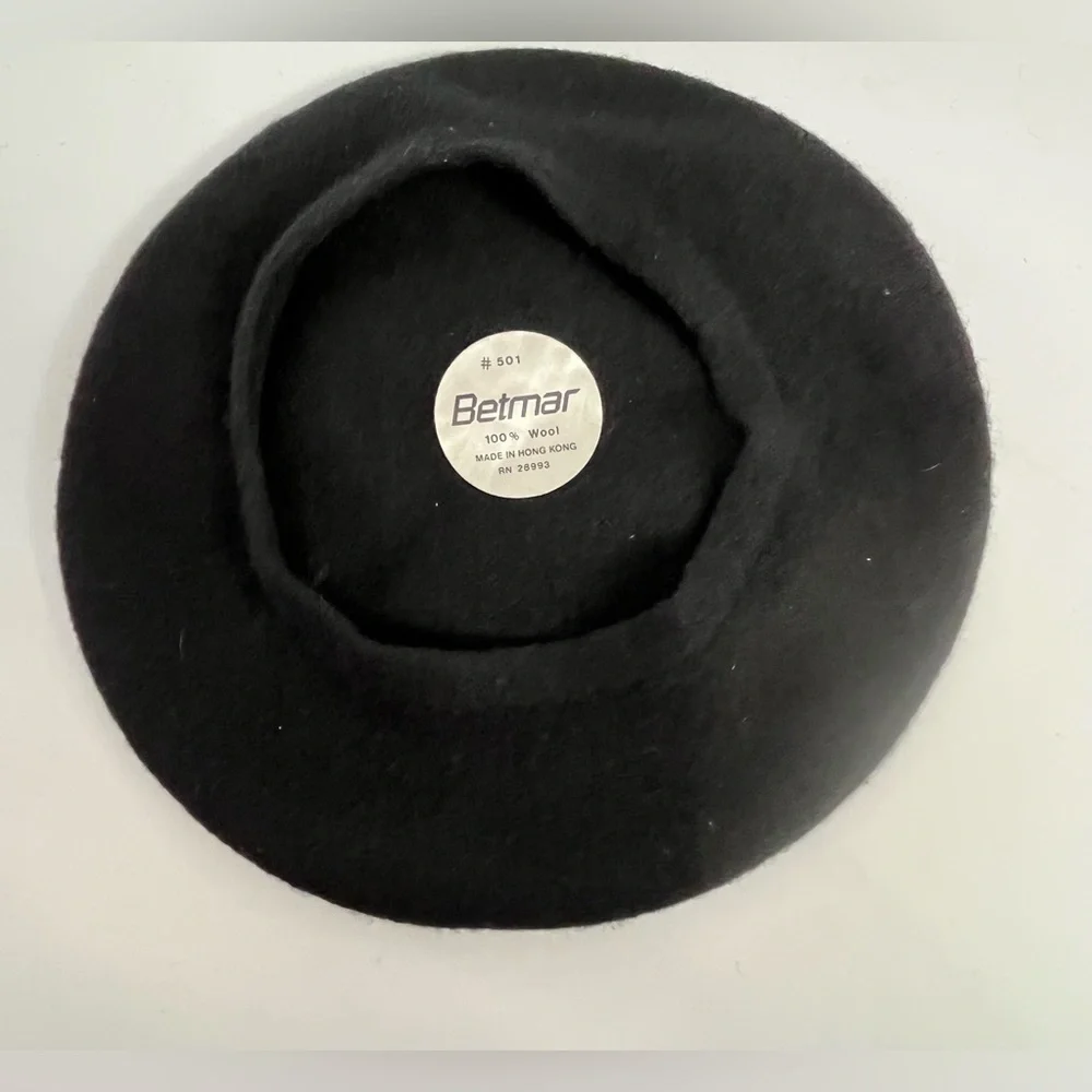 Vintage ~100% Wool Betmar Beret - Picture 7 of 7